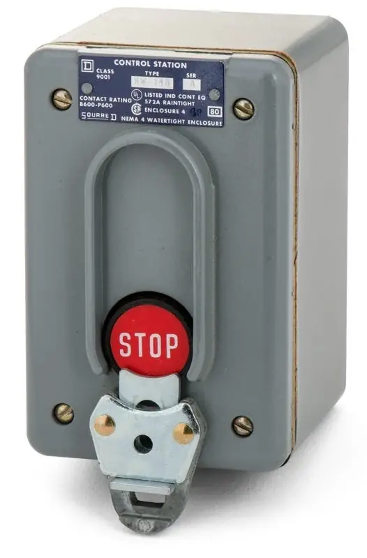 Today Only Schneider Electric 9001BW148 Push Button Control Station