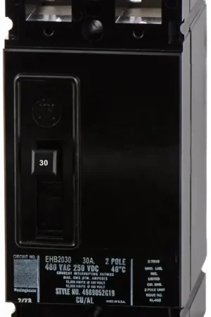 Hassle-Free Returns Eaton / Westinghouse EHB2030 - 30A 2 Pole Molded Case Circuit Breaker