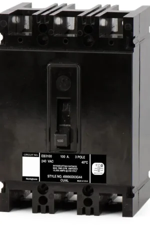 Eaton / Westinghouse EB3100 - 100A 3 Pole Molded Case Circuit Breaker Next Day Delivery