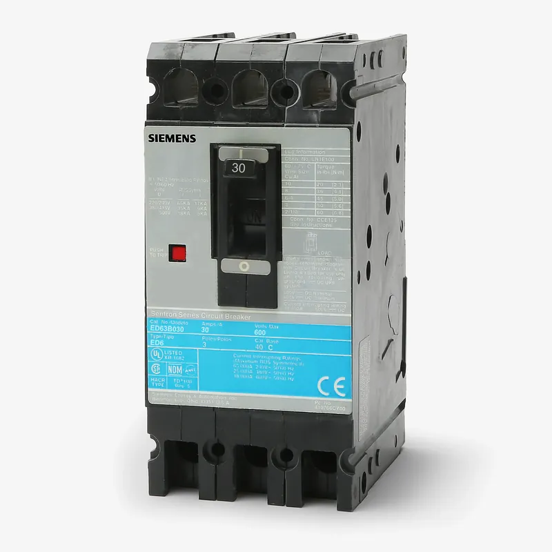 Low Price Siemens ED63B030L - 30A 3 Pole Molded Case Circuit Breaker