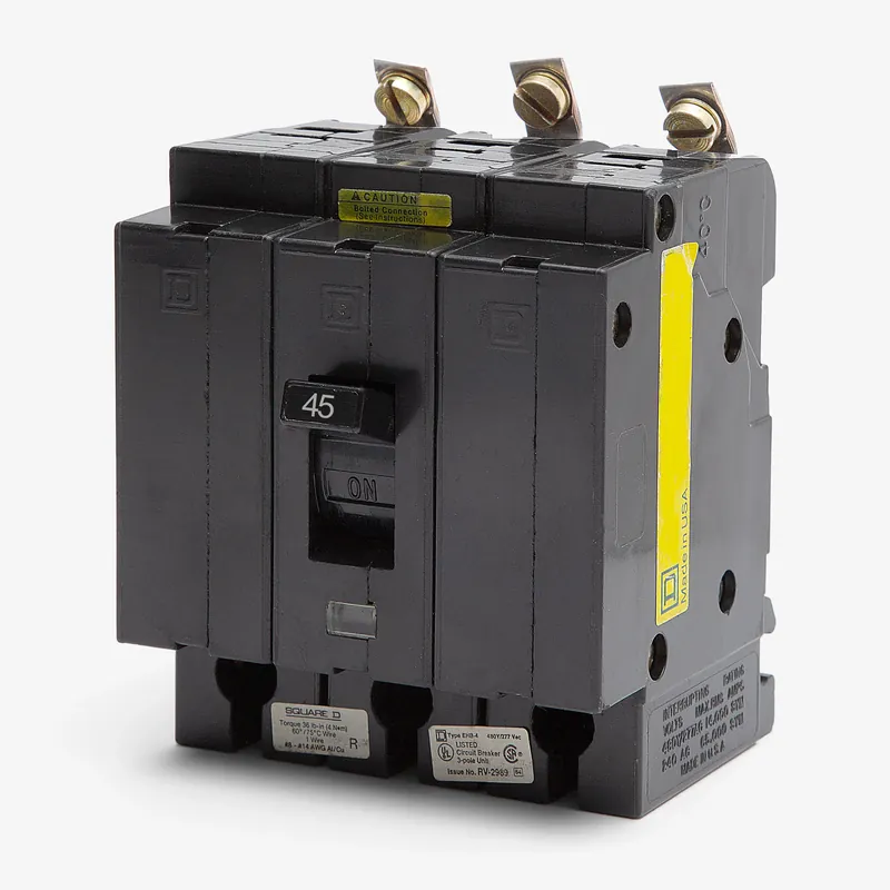 Fast Shipping Square D EHB34045 - 45A 3 Pole Molded Case Circuit Breaker