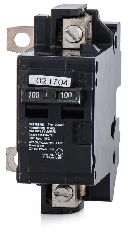 Siemens EQ8681 - 100A 2 Pole Molded Case Circuit Breaker Sale