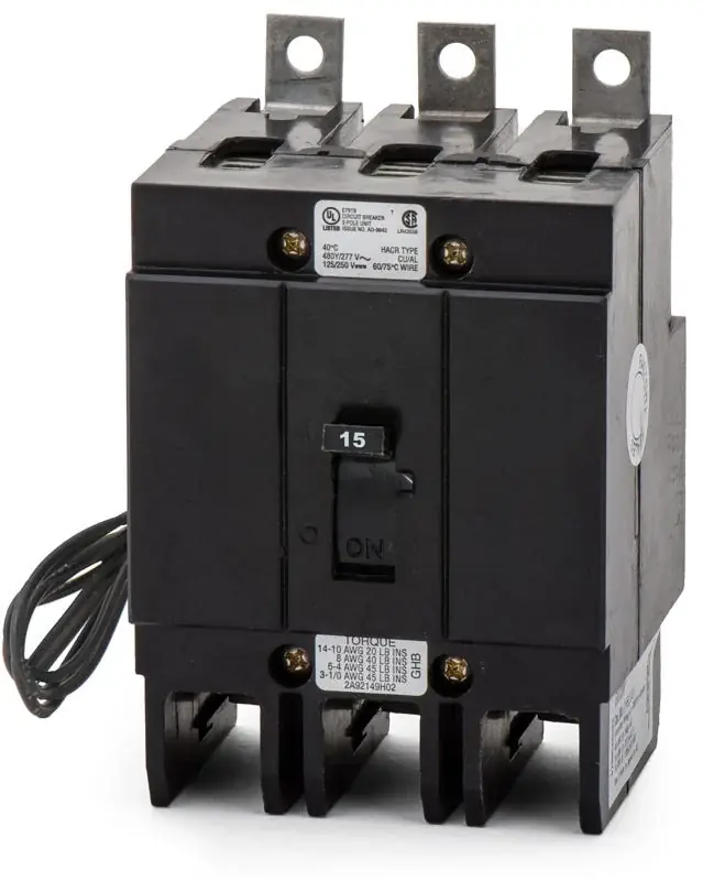 Budget Eaton / Cutler-Hammer GHB3015S1 - 15A 3 Pole Molded Case Circuit Breaker