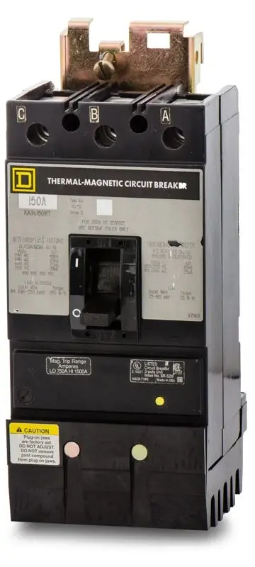 Square D KA36150MT - 150A 3 Pole Molded Case Circuit Breaker Fast Shipping