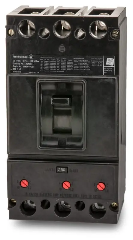Price Cut Eaton / Westinghouse LB3250 - 250A 3 Pole Molded Case Circuit Breaker