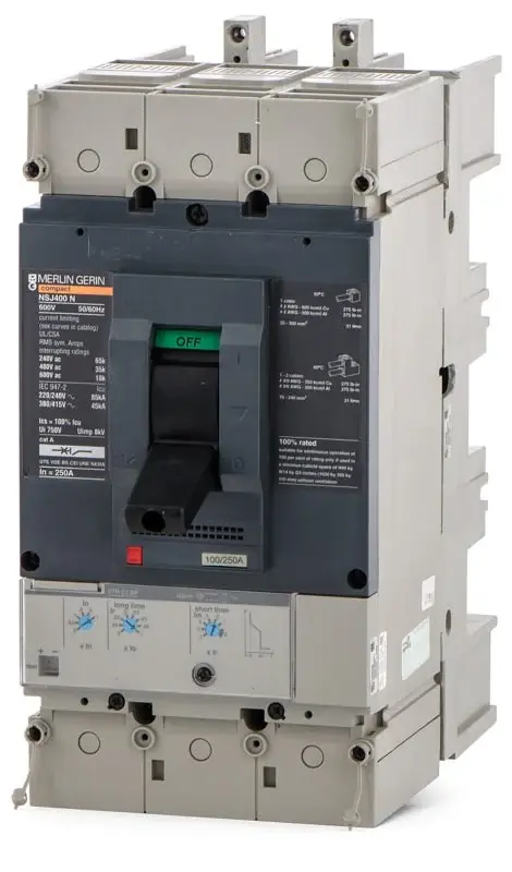Schneider Electric / Merlin Gerin NSJ400N - 400A 3 Pole Molded Case Circuit Breaker Top Pick