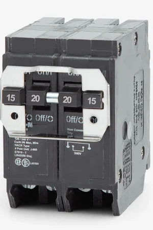 Eaton / Cutler-Hammer BQ215220 - 15/20A Quadplex Miniature Circuit Breaker Top Rated
