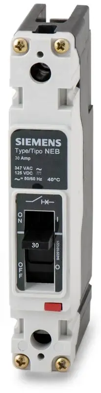Siemens NEB1B030B - 30A 1 Pole Molded Case Circuit Breaker Fast Shipping