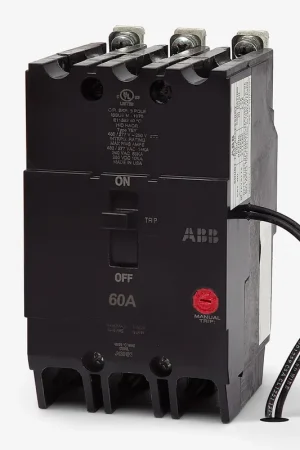 ABB / General Electric TEY360ST12 - 60A 3 Pole Miniature Circuit Breaker Markdown