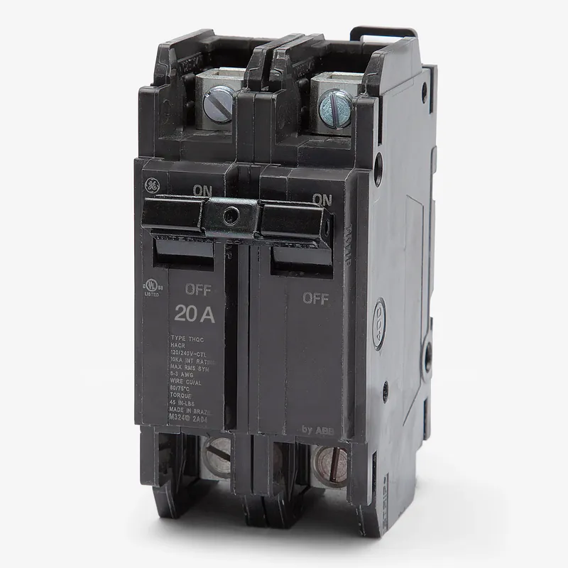 ABB / General Electric THQC2120WL - 20A 2 Pole Molded Case Circuit Breaker High Quality