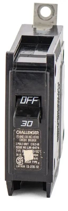 Top Pick Eaton / Challenger BQ1C030 - 30A 1 Pole Molded Case Circuit Breaker