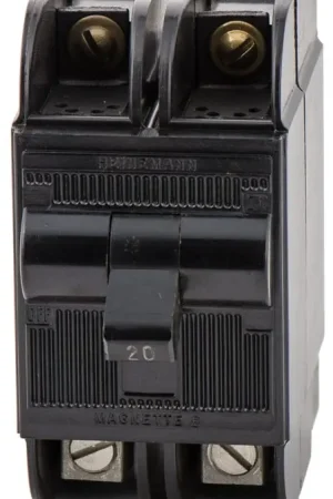 Fresh Stock Eaton / Heinemann 2911 - 50A 2 Pole Molded Case Circuit Breaker