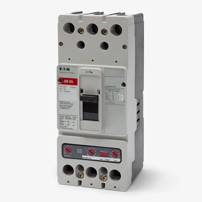Eaton / Cutler-Hammer JDB3125 - 125A 3 Pole Molded Case Circuit Breaker Buy Online