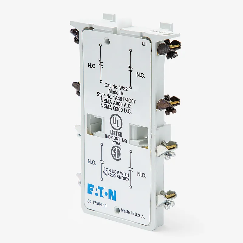 Budget Eaton/Cutler-Hammer CHW22 Auxiliary Contact Kit