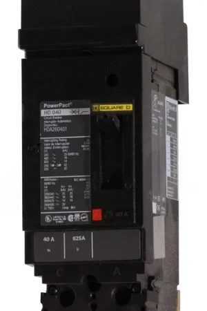 Buy Online Square D HDA260401 - 40A 2 Pole Molded Case Circuit Breaker