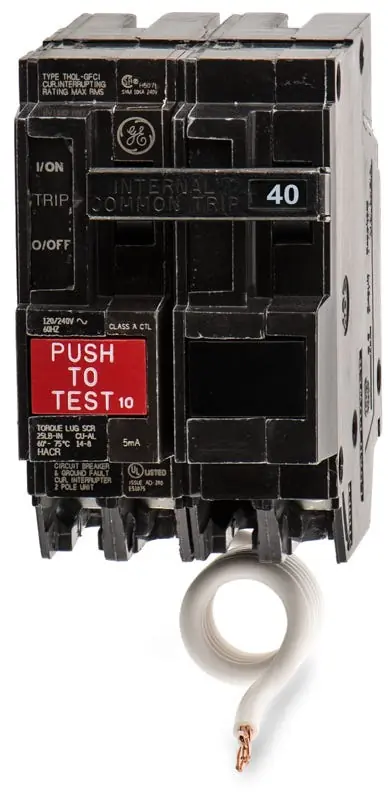 Time-Limited ABB / General Electric THQL2140GF1 - 40A GFCI Miniature Circuit Breaker