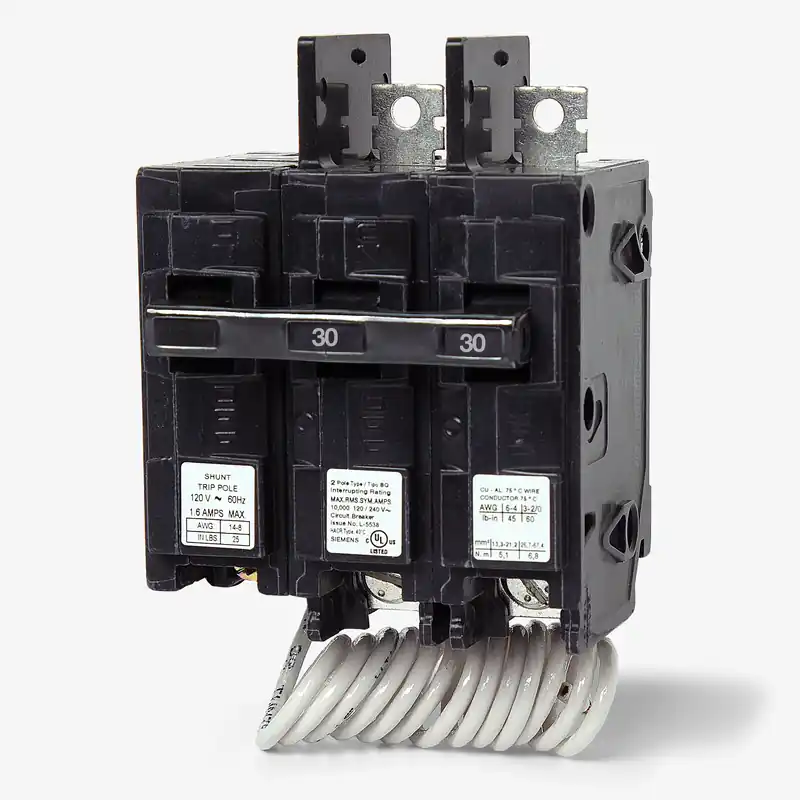 Siemens BQ2B03000S01 - 30A 2 Pole Molded Case Circuit Breaker Holiday Sale