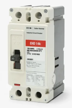 Popular Eaton / Cutler-Hammer EHD2030L - 30A 2 Pole Molded Case Circuit Breaker