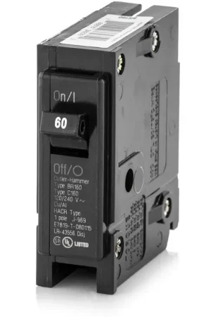 Eaton / Cutler-Hammer BR160 - 60A 1 Pole Miniature Circuit Breaker Mega Sale