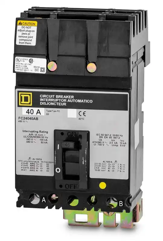 Don't Miss Out Square D FC24040AB - 40A 2 Pole Molded Case Circuit Breaker