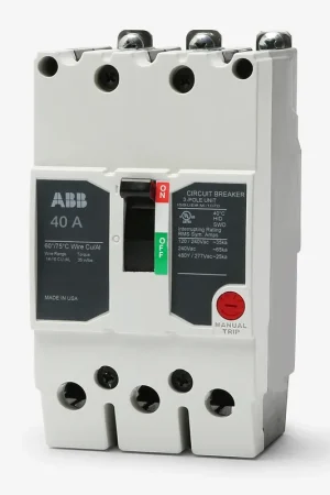 Hassle-Free Returns ABB / General Electric TEYH3040B - 40A 3 Pole Molded Case Circuit Breaker