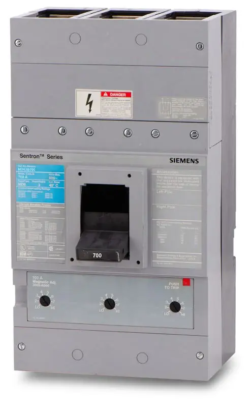 Genuine Siemens MD63B700 - 700A 3 Pole Molded Case Circuit Breaker