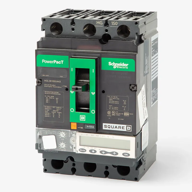 Time-Limited Square D HGL36100U44X - 100A 3 Pole Molded Case Circuit Breaker