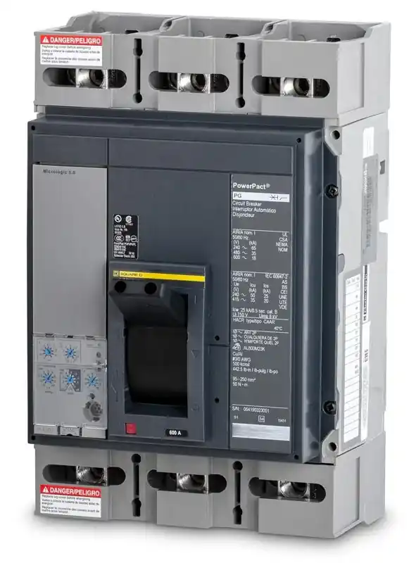 Square D PGL36060 - 600A 3 Pole Molded Case Circuit Breaker One Day Deal