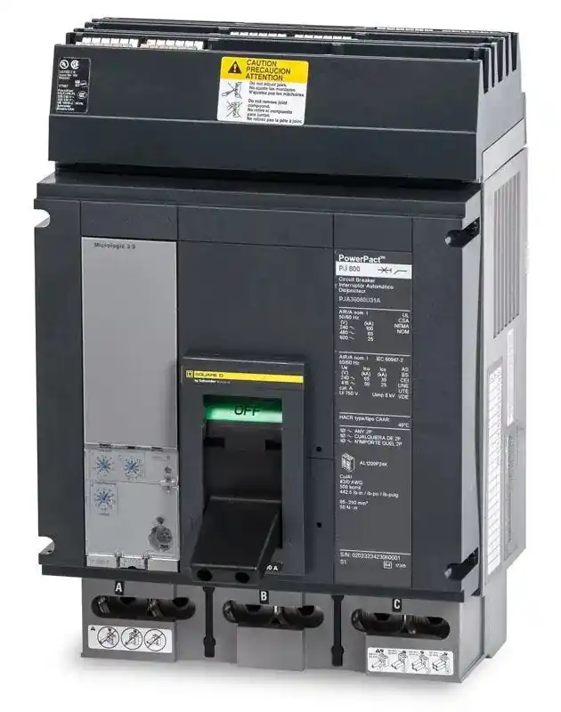 Square D PJA36080U31A - 800A 3 Pole Molded Case Circuit Breaker Price Cut