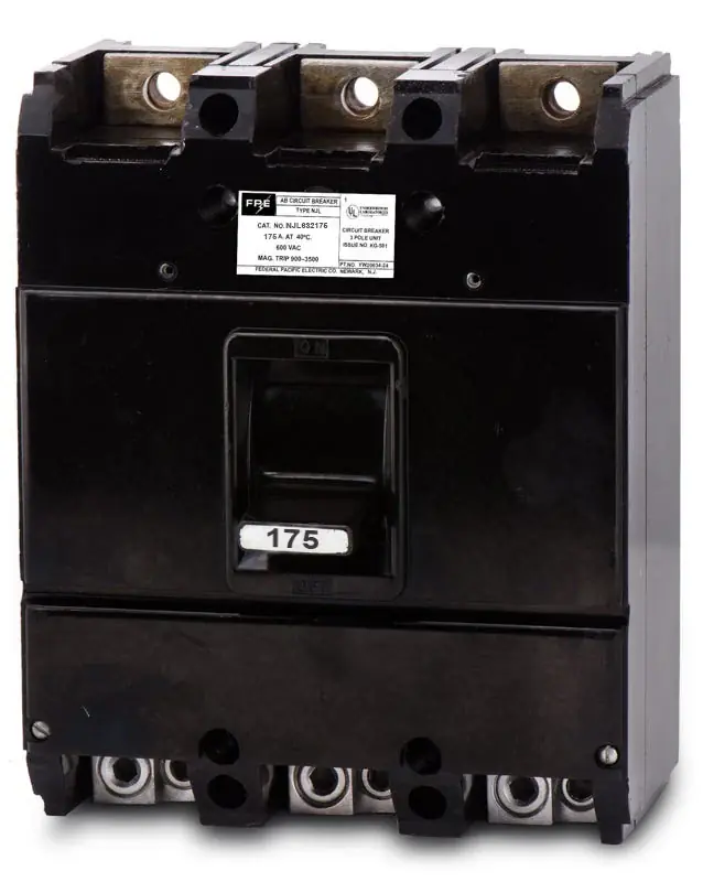 Federal Pacific NJL632175 - 175A 3 Pole Molded Case Circuit Breaker Cheap