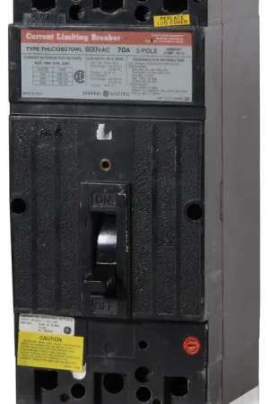 Today Only ABB / General Electric THLC136070WL - 70A 3 Pole Molded Case Circuit Breaker