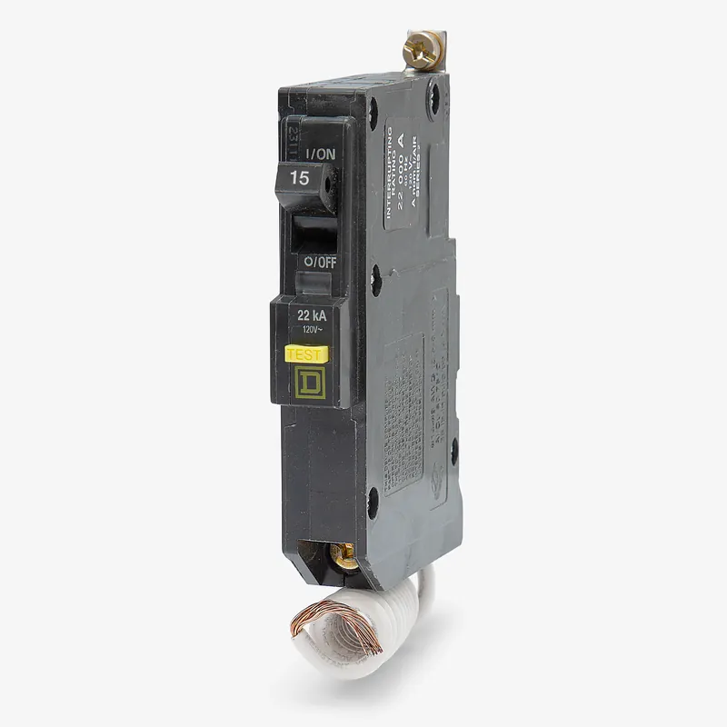 Brand New Square D QOB115VHGFI - 15A GFCI Miniature Circuit Breaker