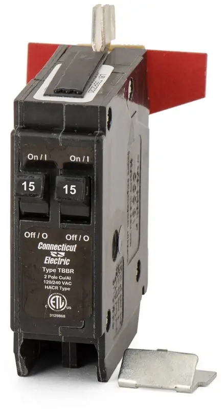 Final Sale Siemens B1515NI - 15/15A Tandem Miniature Circuit Breaker