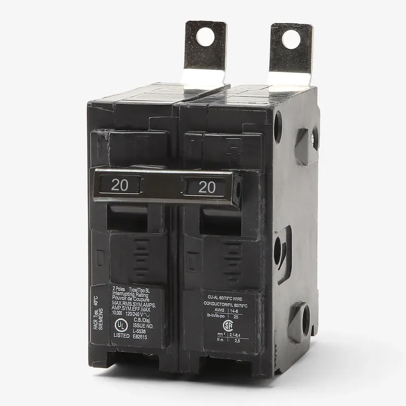 Clearance Siemens B220 - 20A 2 Pole Molded Case Circuit Breaker