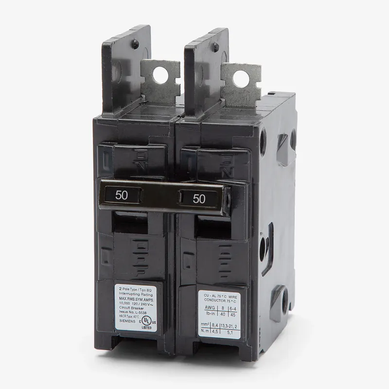 Weekend Sale Siemens BQ2B050H - 50A 2 Pole Molded Case Circuit Breaker