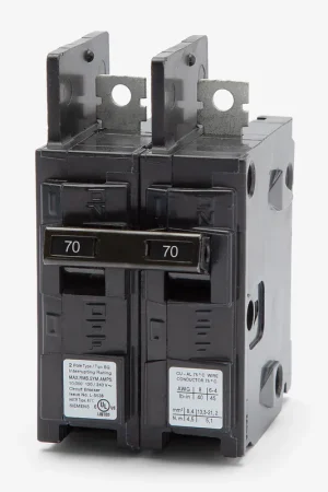 Genuine Siemens BQ2B070H - 70A 2 Pole Molded Case Circuit Breaker