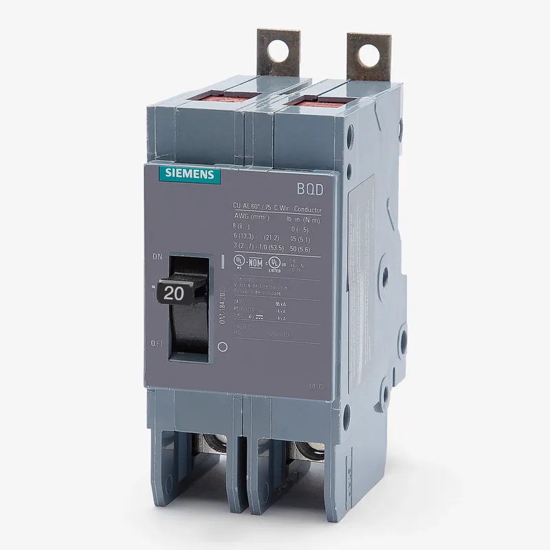 Place Order Siemens BQD220 - 20A 2 Pole Molded Case Circuit Breaker