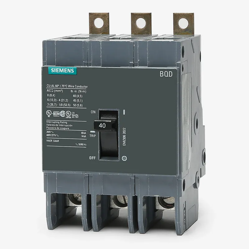 Super Sale Siemens BQD340 - 40A 3 Pole Molded Case Circuit Breaker