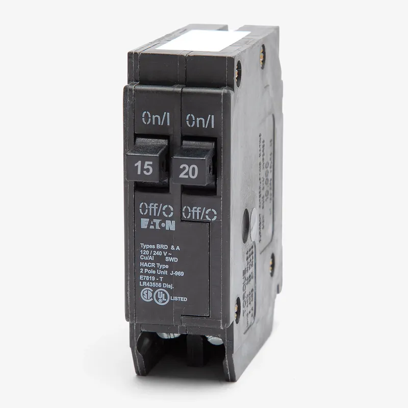 One Day Deal Eaton / Cutler-Hammer BR1520 - 15/20A Tandem Miniature Circuit Breaker