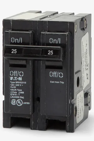 Eaton / Cutler-Hammer BR225 - 25A 2 Pole Miniature Circuit Breaker Buy Online