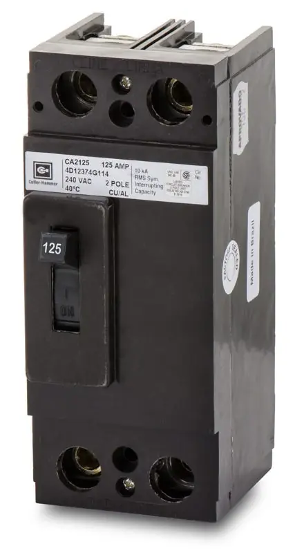 Eaton / Cutler-Hammer CA2125 - 125A 2 Pole Molded Case Circuit Breaker Place Order