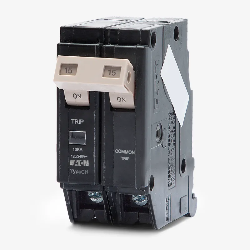 Eaton / Cutler-Hammer CH215 - 15A 2 Pole Miniature Circuit Breaker Affordable