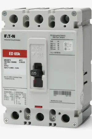 Buy Today Eaton / Cutler-Hammer ED3225 - 225A 3 Pole Molded Case Circuit Breaker