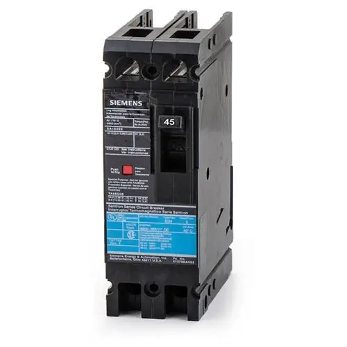 Siemens ED42B045 - 45A 2 Pole Molded Case Circuit Breaker Express Delivery