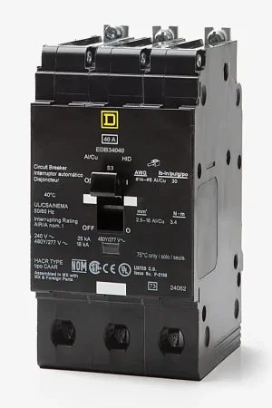 Bargain Square D EDB34040 - 40A 3 Pole Molded Case Circuit Breaker
