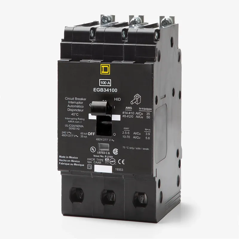 Square D EGB34100 - 100A 3 Pole Miniature Circuit Breaker Buy Today