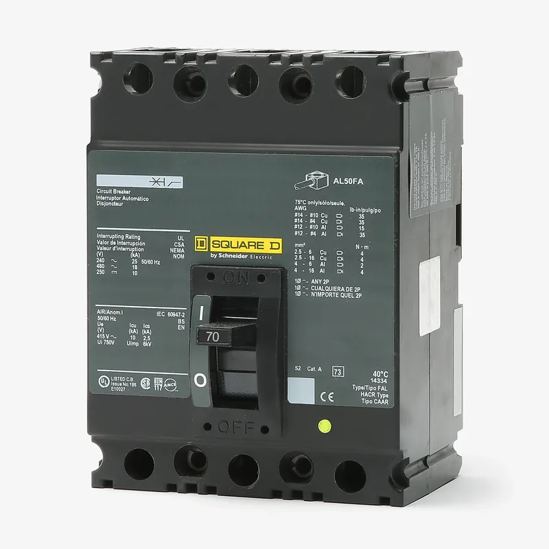 Square D FCL34070 - 70A 3 Pole Molded Case Circuit Breaker Bargain
