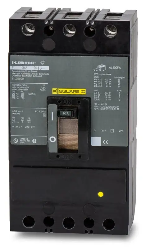 Square D FIL36090 - 90A 3 Pole Molded Case Circuit Breaker Must Have