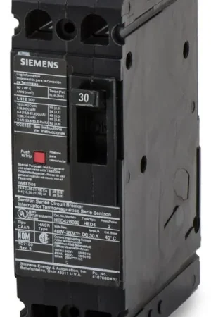 Buy Online Siemens HED42B030 - 30A 2 Pole Molded Case Circuit Breaker