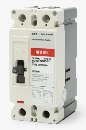 Super Sale Eaton / Cutler-Hammer HFD2050 - 50A 2 Pole Molded Case Circuit Breaker